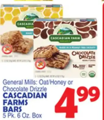 Bravo Supermarkets CASCADIAN FARMS BARS offer