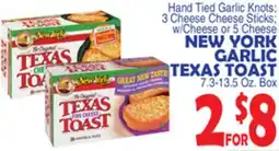 Bravo Supermarkets NEW YORK GARLIC TEXAS TOAST offer