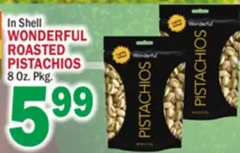 Bravo Supermarkets WONDERFUL ROASTED PISTACHIOS offer