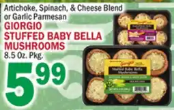 Bravo Supermarkets GIORGIO STUFFED BABY BELLA MUSHROOMS offer