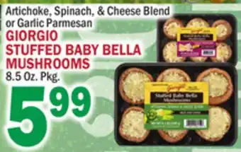 Bravo Supermarkets GIORGIO STUFFED BABY BELLA MUSHROOMS offer