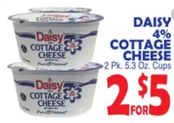 Bravo Supermarkets DAISY 4% COTTAGE CHEESE offer