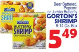 Bravo Supermarkets GORTON'S SHRIMP offer