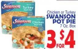 Bravo Supermarkets SWANSON POT PIE offer