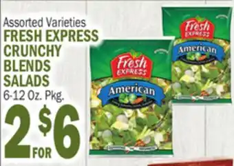 Bravo Supermarkets FRESH EXPRESS CRUNCHY BLENDS SALADS offer