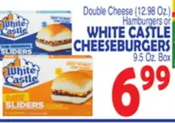 Bravo Supermarkets WHITE CASTLE CHEESEBURGERS 9.5 Oz. Box offer