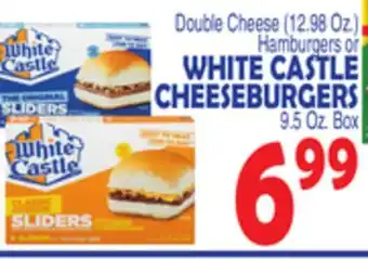 Bravo Supermarkets WHITE CASTLE CHEESEBURGERS 9.5 Oz. Box offer