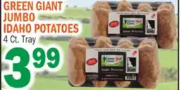 Bravo Supermarkets GREEN GIANT JUMBO IDAHO POTATOES offer