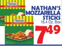 Bravo Supermarkets NATHAN'S MOZZARELLA STICKS offer