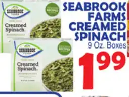 Bravo Supermarkets SEABROOK FARMS CREAMED SPINACH offer