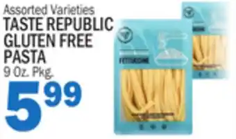 Bravo Supermarkets TASTE REPUBLIC GLUTEN FREE PASTA offer