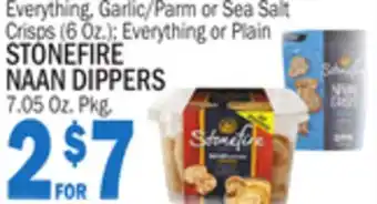 Bravo Supermarkets STONEFIRE NAAN DIPPERS offer