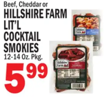 Bravo Supermarkets HILLSHIRE FARM LIT'L COCKTAIL SMOKIES offer