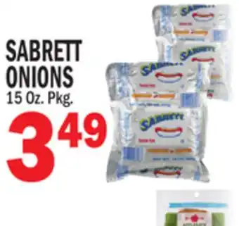 Bravo Supermarkets SABRETT ONIONS offer