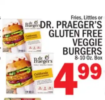 C Town DR. PRAEGER'S GLUTEN FREE VEGGIE BURGERS offer