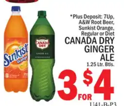 C Town CANADA DRY GINGER ALE offer