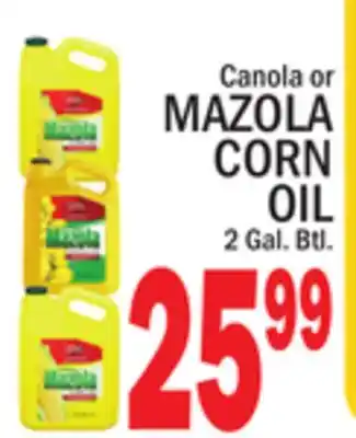 C Town MAZOLA CORN OIL offer