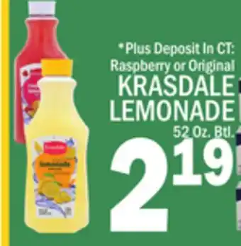 C Town KRASDALE LEMONADE offer