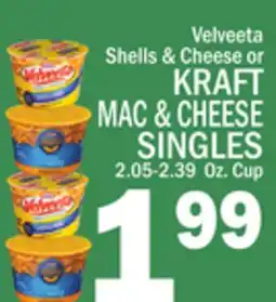 C Town KRAFT MAC & CHEESE SINGLES offer