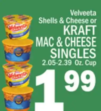 C Town KRAFT MAC & CHEESE SINGLES offer