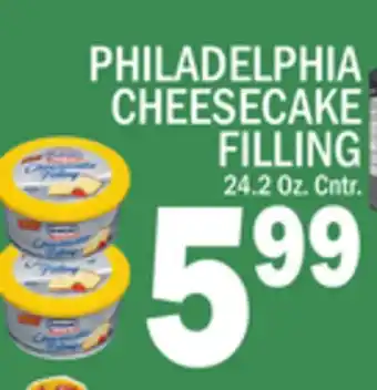 C Town PHILADELPHIA CHEESECAKE FILLING offer