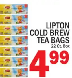 C Town LIPTON COLD BREW TEA BAGS offer