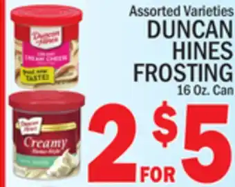 C Town DUNCAN HINES FROSTING offer