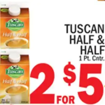 C Town TUSCAN HALF & HALF offer