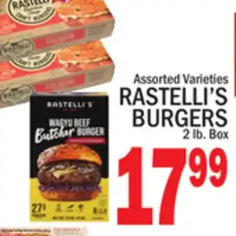 C Town RASTELLI'S BURGERS offer