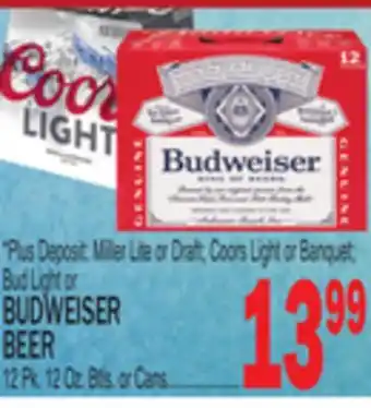 C Town BUDWEISER BEER offer