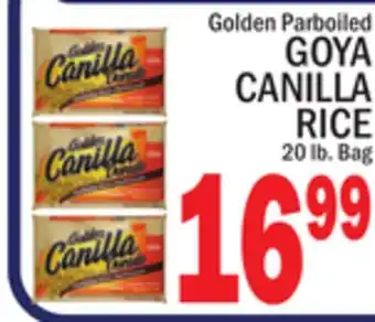 C Town GOYA CANILLA RICE offer