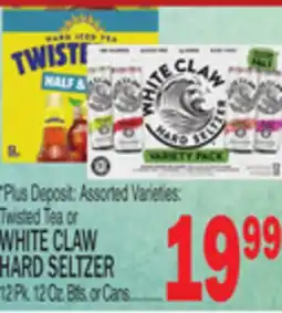 C Town WHITE CLAW HARD SELTZER offer