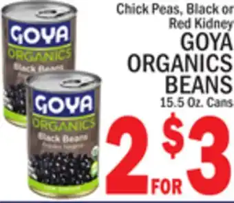 C Town GOYA ORGANICS BEANS offer