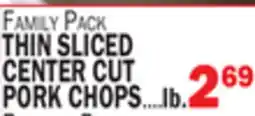 C Town THIN SLICED CENTER CUT PORK CHOPS offer