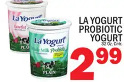 C Town LA YOGURT PROBIOTIC YOGURT offer