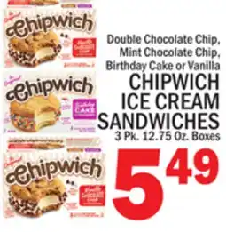 C Town CHIPWICH ICE CREAM SANDWICHES offer