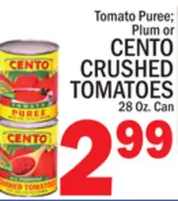 C Town CENTO CRUSHED TOMATOES offer