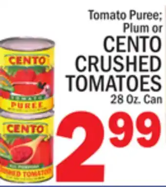 C Town CENTO CRUSHED TOMATOES offer