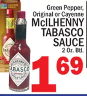 C Town McILHENNY TABASCO SAUCE offer