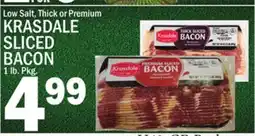 C Town KRASDALE SLICED BACON offer