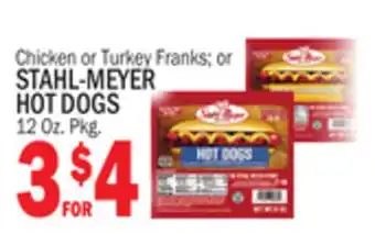 C Town STAHL-MEYER HOT DOGS offer