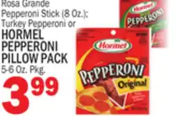 C Town HORMEL PEPPERONI PILLOW PACK 5-6 Oz offer