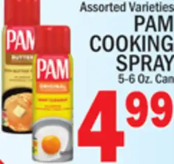 C Town PAM COOKING SPRAY offer