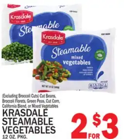 C Town KRASDALE STEAMABLE VEGETABLES offer