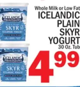 C Town ICELANDIC PLAIN SKYR YOGURT offer