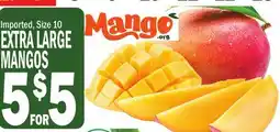 C Town EXTRA LARGE MANGOS offer