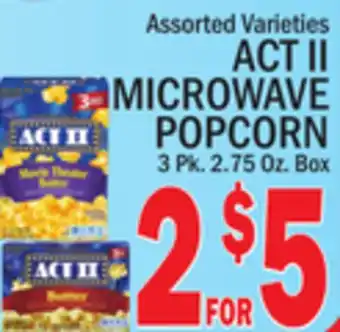 C Town ACT II MICROWAVE POPCORN offer