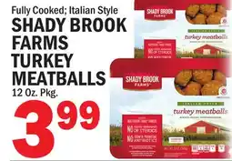 C Town SHADY BROOK FARMS TURKEY MEATBALLS offer