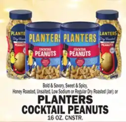 C Town PLANTERS COCKTAIL PEANUTS OZ offer