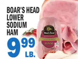 C Town BOAR'S HEAD LOWER SODIUM HAM offer